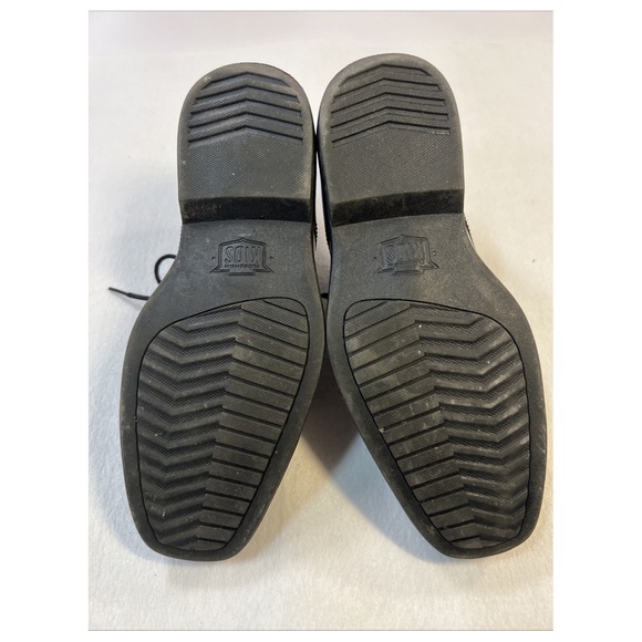 Florsheim Boy's Lace Up Dress Shoes Size 3.5 Youth Some Scuffs Cap Toe Oxford - Picture 5 of 16